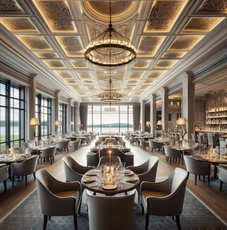 Dining at Emerald Haven Hotel